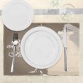 thumbnail image 3 of Ambesonne Wedding Place Mats Set of 4, Love Bride Party, Standard Size, Pale Brown White, 3 of 6