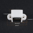 thumbnail image 2 of Uxcell Motor Mounting Bracket Motor Base 11.5mm White with Screws Nuts for N20 Micro Gear Motor 2 Pack, 2 of 5