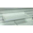 thumbnail image 3 of Metal Slatwall Shelf w/ .5" H Lip, 7.5" D x 15.5" L - Ivory, 10 Pack, 3 of 4