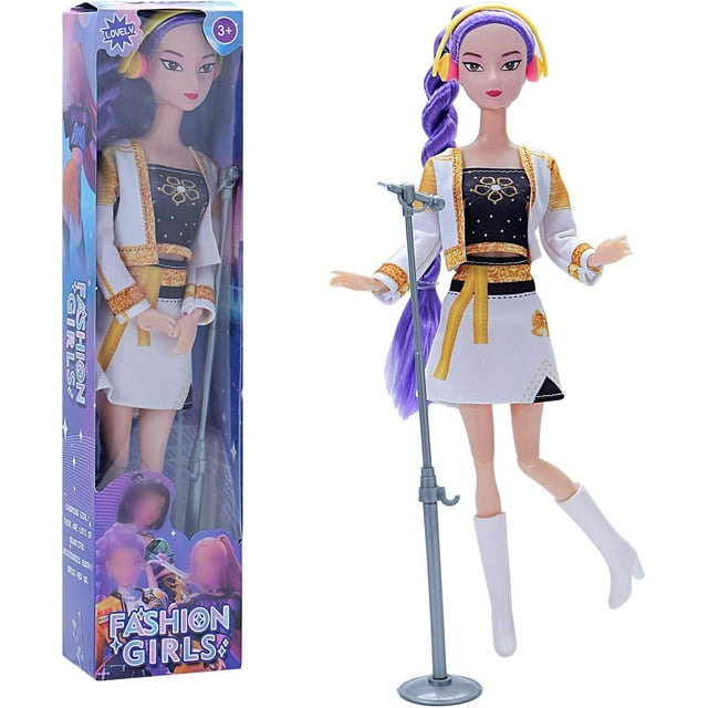 Muñeca de Vinilo Cazadores de Demonios - 30cm - Embalaje de Regalo Premium,Juguete Coleccionable para Fans (3 Piezas B)