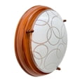 thumbnail image 5 of Lámpara De Techo Luz Ideal, Plafón 450 Madera Grande Círculos., 5 of 5