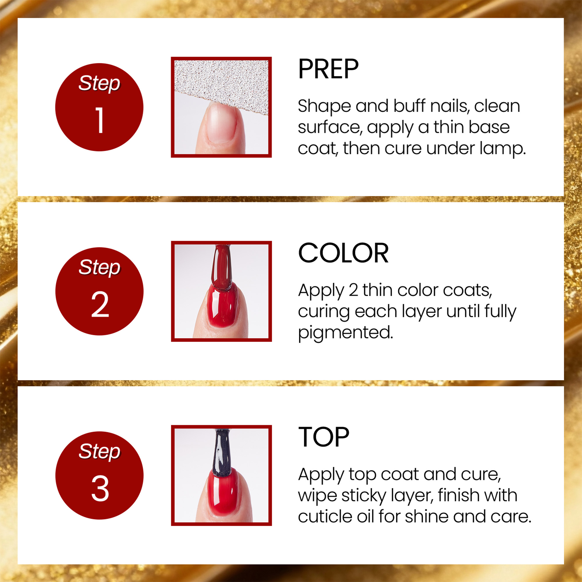 Morovan Christmas Gel Polish Set 6 Colors Red & Green photo 2