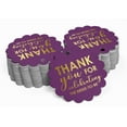 thumbnail image 2 of Inkdotpot Pack Of 50 Thank You Celebrating The Bride To Be Bridal Shower Favor Paper Tags Craft Real Gold Foil Hang Tags, 2 of 6