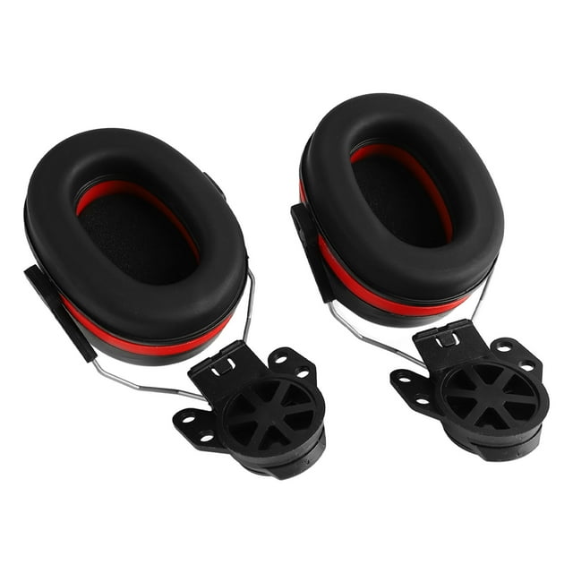 Casque Cache-Oreilles, Casque Rigide Casque Protecteur Longue Durée de Vie Télescopique 2Pcs Angle Réglable avec Boucle pour l'Atelier