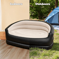 thumbnail image 4 of Inflatable Sofa Bed, Inflatable Deck Chair with Air Pump, Lazy Sofa Bed Air Couch for Camping, Foldable Lounge Chair for Bedroom, Living Room, Office, Travel, Camping , Double Size, 4 of 11