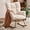 Off-White, variant on XgoodX Nursery Rocking Chair Teddy Upholstered Glider Rocker Rocking Accent Chair Padded Seat with High Backrest Armchair Comfy Side Chair for Living Room Bedroom Offices (Black Teddy)