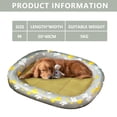 thumbnail image 2 of Camas para perros pequeños y medianos - Cama lavable para cachorros - Cama relajante y ortopédica para mascotas - Cama mullida para gatos y gatitos para interiores con cojín reversible (mediana, gris), 2 of 7