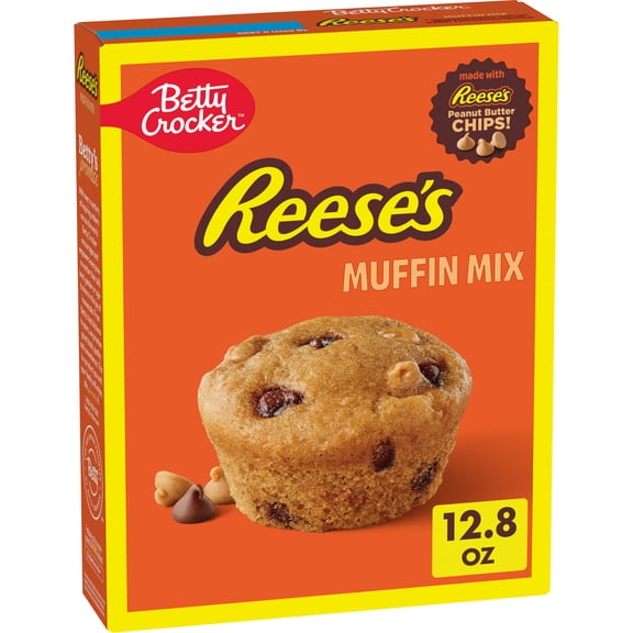 Betty Crocker REESE'S Peanut Butter Muffin Mix, with REESE'S Peanut Butter Chips, 12.8 oz