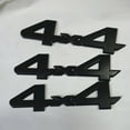 thumbnail image 4 of 1x Matte Black Big 4x4 Metal Badge Emblem Decal Sticker 3D Door Fender Racing V6, 4 of 4