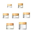 thumbnail image 5 of 1PC Round Glass Jars with Leakproof lids Empty Glass Sample Jars for Makeup Face Cream Eye Cream Lip Balm Tool, 5 of 6