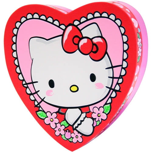 Frankford Hello Kitty Heart Box With Gummy Hearts 3 17 Oz Walmart Com