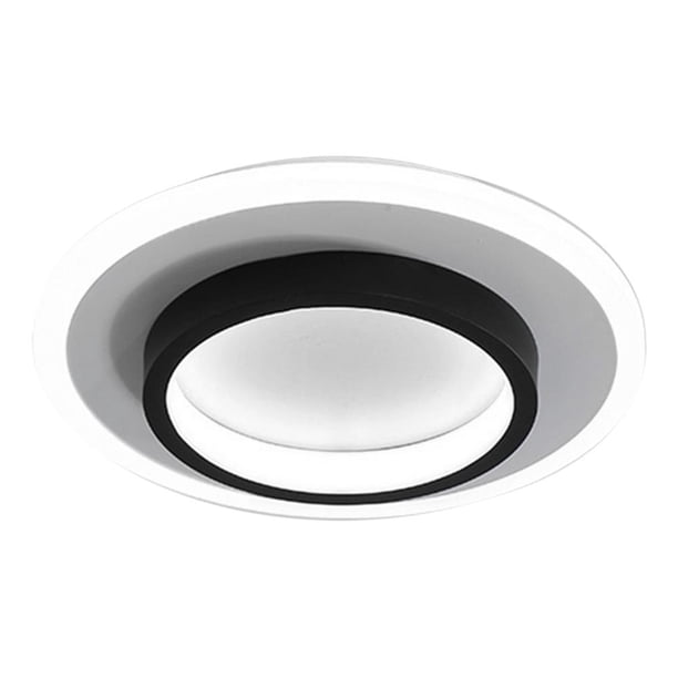 Lámpara Techo LED JShteea para Pasillo Interior Redondo Blanco 2 Uds
