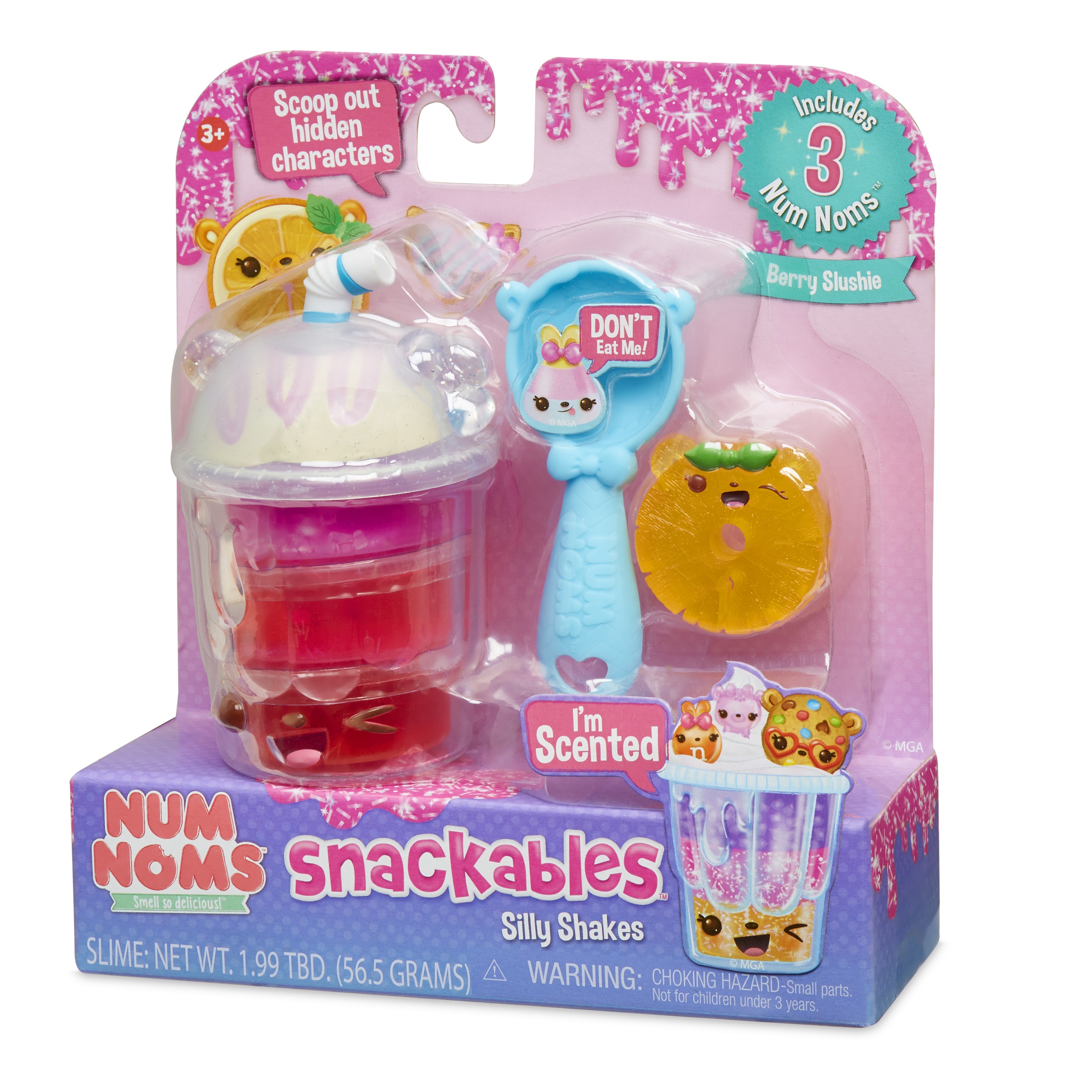 Num Noms Snackables Silly Shakes Rainbow Slushie Toy Food Set - 554387 for  sale online