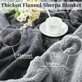 thumbnail image 5 of Danolapsi Electric Heated Blanket Throw, Sherpa Heating Throw with 4 Fast Heating Levels & 4 Hours Auto Off, Machine Washable, ETL Certification,Soft Thicken Heated Throws for Home Office Use, 5 of 9