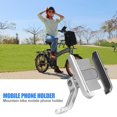 thumbnail image 3 of Soporte para teléfono de bicicleta Soporte de teléfono para motocicleta de bicicleta de aleación de aluminio soporte de manillar a prueba de golpes FLhrweasw  Nuevo, 3 of 7