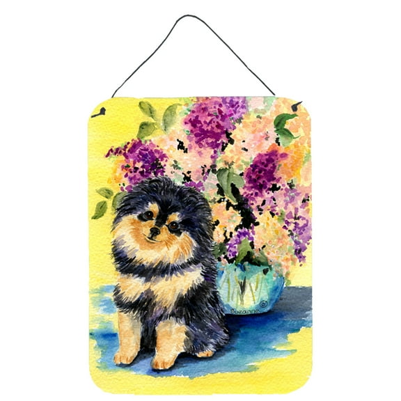 Pomeranian Aluminium Metal Wall or Door Hanging Prints
