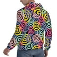 thumbnail image 3 of Hoodies for Men - abstractly colorful print A Long Sleeve Comfrt Men'S Fashion Hoodies & Sweatshirts, Sweatshirts for Men Hoodies Pullover Clothing Clothes with Pouch, 3 of 7