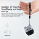 thumbnail image 5 of Altavoz inalámbrico estéreo Bluetooth mini, subwoofer portátil, diseño de dibujos animados, uso para niños, gris, 5 of 8