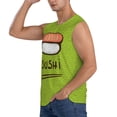 thumbnail image 3 of Fotbe Men's Fresh Sushi Print Men's Sleeveless Muscle Tank Tops Casual T-Shirts for Gym Workout Beach-3X-Large, 3 of 8