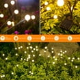 thumbnail image 4 of Solar Garden Lights, PUMIER 4 Pack 32 LED Solar Outdoor Lights, Outdoor Decorations Lights, Solar Swaying Lights, Firefly Lights for Patio Pathway Outdoor Decor, Big Bulb Solar Swaying Lights, 4 of 6