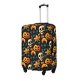 thumbnail image 2 of Uemuo Halloween Skull Printed Washable Luggage Cover - Fashion Suitcase Protector Fits 18-32 Inch Luggage -Small, 2 of 9