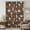 dark brown, variant on Coffee Sheer Curtains 54 Inches Long for Bedroom, Brown Retro Coffee Theme Beans Latte Tea Cup Light Filtering Privacy Drapes, Breathable Semi Sheer Window Treatment for Bathroom Dining Room Kitchen