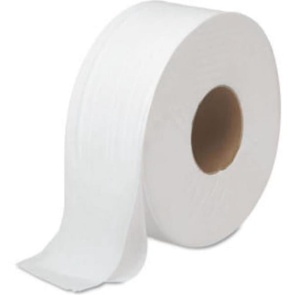 United Stationers Supply B2686348 JRT Bath Tissue - Jumbo - Septic Safe - 2-Ply - White - 3.3 in. x 1000 ft. - 12 Rolls per Case