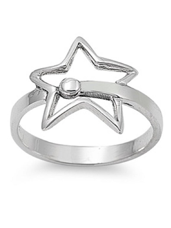 Sterling Silver Shooting Star Ring