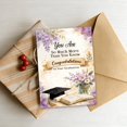 thumbnail image 5 of Christian Graduation Card for Her, Religious Graduation Card, Inspirational Congrats Card for Daughter, Granddaughter, Sister or Friend, with Kraft Envelope and Gold Seal Sticker, 5 of 5