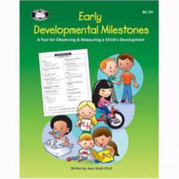 Pre-Owned Super Duper Early Developmental Milestones Book