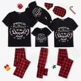 thumbnail image 3 of Elfo orgulloso miembro de la lista traviesa de Navidad, conjunto de Pijamas cortos, largos, negros, familiares a juego, 2023, 3 of 3