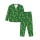 thumbnail image 1 of Balery St. Patrick's day Conjunto de Pijama con Estampado para Mujer, Conjunto de Dos Piezas con Manga Larga, Ropa de Dormir Suave con Bolsillos, Pijamas Cómodos-Small, 1 of 7