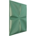 thumbnail image 2 of 19 5/8"W x 19 5/8"H Riley EnduraWall Decorative 3D Wall Panel, Universal Pearl Metallic Sea Mist (Covers 2.67 Sq. Ft.), 2 of 6