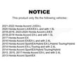 thumbnail image 2 of DS-One Front Rear Coated Drilled Slotted Disc Brake Rotors Kit for Car Honda Accord KD-100343, 2 of 11