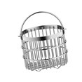 thumbnail image 1 of DimyFew Panier à Collation, Panier en Maille, Panier de Cuisine en Acier Inoxydable, Panier de Rangement, Empilable pour Ranger Collations, Jouets et Aliments avec Structure Ventilée pour O 15cm avec Poignée, 1 of 8