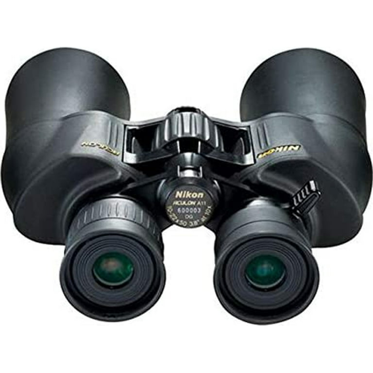 Nikon ACULON 10-22x50 Zoom Binoculars Bundle, Tactical Flashlight