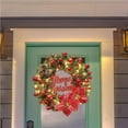 thumbnail image 4 of Kearding Guirnalda de Navidad 40 cm Guirnalda de conos de pino de Navidad artificial con luces LED Adornos de Navidad para puerta delantera Regalo de Año Kits de decoración para fiestas No.2 Kearding HA043969-02, 4 of 6
