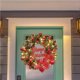 thumbnail image 4 of Kearding Guirnalda de Navidad 40 cm Guirnalda de conos de pino de Navidad artificial con luces LED Adornos de Navidad para puerta delantera Regalo de Año Kits de decoración para fiestas No.2 Kearding HA043969-02, 4 of 6