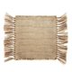 thumbnail image 1 of Tapete de yute engrosado tapete antideslizante resistente al desgaste aislamiento térmico bandera de mesa borde de flecos hecho a mano fondo retro ALFOMBRA DE MESA decoración 35 * 55 cm 1 pieza oso de fresa Electrónica, 1 of 4