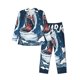 thumbnail image 1 of Balery Shark Pijama para Hombre de Dos Piezas con Manga Larga, Conjunto de Dormir y Descanso Suave con Bolsillos-Small, 1 of 7