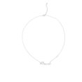 thumbnail image 2 of Athra Women's Blessed Necklace With Extension, Silver,OS - US, 2 of 2
