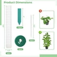 thumbnail image 2 of 4Pcs Plastic Moss Pole for Plants Monstera, Climbing Plants, Plant Support for Indoor Plants, 9.8 Inch, 2 of 7