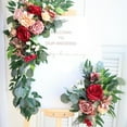 thumbnail image 2 of Artificial Flower Swag Arch Decor For Wedding Reception Backdrop Sweetheart Table Decoration, 2 of 13