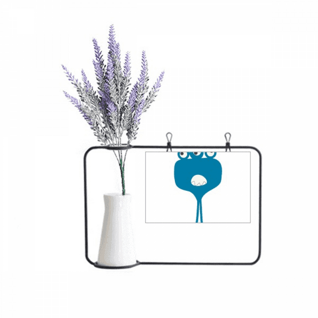 Universe And Alien Monster Artificial Lavender Flower Vase Bottle Card