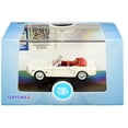thumbnail image 3 of 1965 Ford Mustang Convertible Wimbledon White (Goldfinger) with Red Interior 1/87 (HO) Scale Diecast Model Car by Oxford Diecast, 3 of 3
