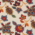 thumbnail image 3 of HomeRoots 505616 7 x 10 ft. Multicolor Floral Stain Resistant Non Skid Rectangle Area Rug, 3 of 5