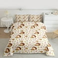 thumbnail image 2 of Homewish Cartoon Hedgehog Full Size Comforter Sets 3-Piece for Kids Children Teens,Chic Flowers Bedding Comforter Set,Kawaii Animal Lightweight Bedding Sets,Ultra Soft Home Decor,Reversible, 2 of 8