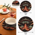 thumbnail image 3 of Spaceship Volcanos Trivet Mats Pot Holders Cotton Woven Non-Slip Heat Resistant for Hot Pots Pans Pats for Cooking Baking Set of 2, 3 of 7
