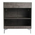 thumbnail image 6 of 30 in. Single Vanity in Gray Oak finish with Solid Surface Resin White Sink, 6 of 12