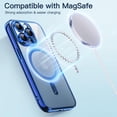 thumbnail image 5 of JETech Electroplated Case for iPhone 13 Pro Max 6.7-Inch, Camera Lens Full Protection, Compatible with MagSafe Wireless Charging, Shockproof Soft TPU Phone Cover (Deep Blue), 5 of 7